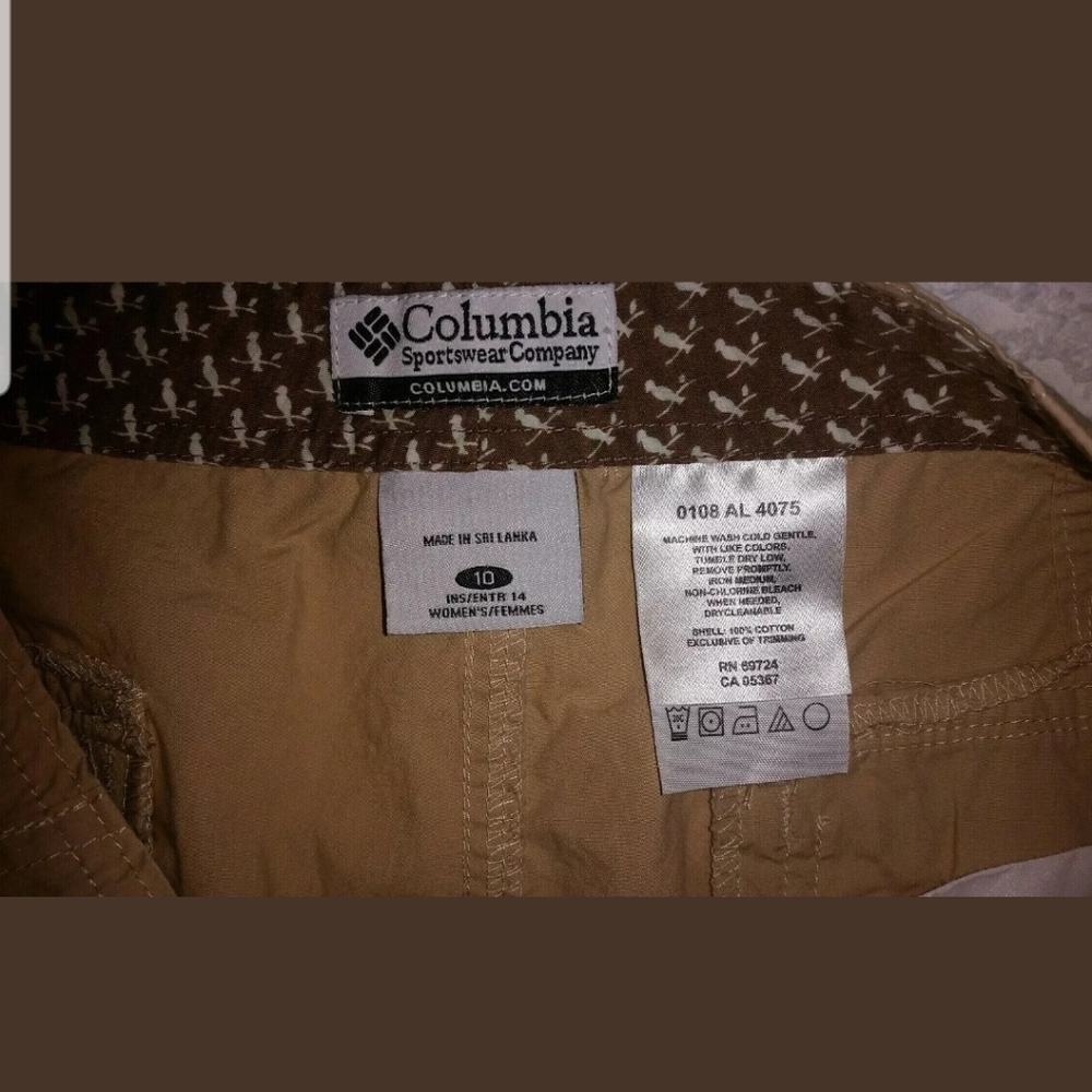 Womens columbia capris size 10, 14 inch inseam - Picture 8 of 8
